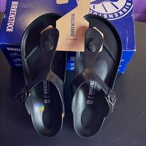 Birkenstock Women's Black Slip-On Sandals